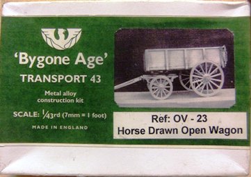 1:43 S&D Models 'Bygone Age' Horse-drawn Wagon (OV23)