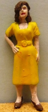 1:43 Unknown maker = Painted Female in Yellow Dress