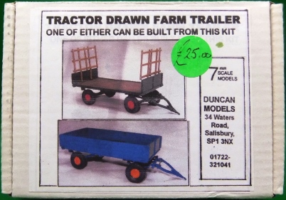 Duncan Models Tractor-drawn Farm Trailer kit