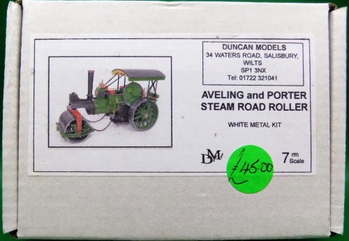 Duncan Models Aveling & Porter Steamroller kit