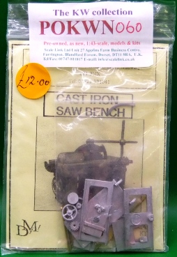 Duncan Models Cast-iron Saw Bench kit