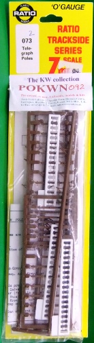 Ratio 073 Telegraph Poles x 4 - kit