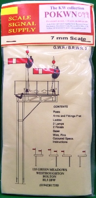 Signal Supply Company No:3 GWR Tubular Post Junction Signal kit