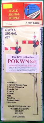 Signal Supply Company No:5 GWR Wooden Post Junction Signal kit