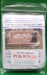 10 Commandments 7-28 Wooden Ballast Bin kit