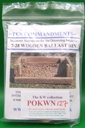 10 Commandments 7-28 Wooden Ballast Bin kit