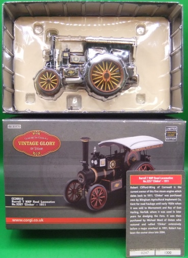 Corgi CC20512 Burrell 7hp Road Locomotive - Clinker 1:50 
