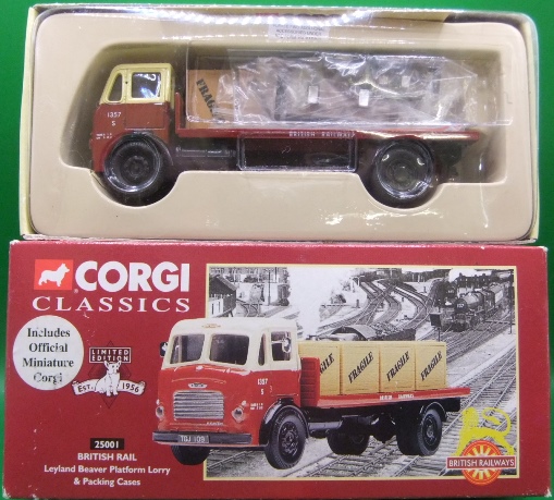 Corgi 25001 Leyland Beaver with load British Rail 1:50