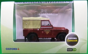 Oxford Diecast 43LR25002 Landrover series 2 SWB British Railways 1:43