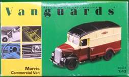 Vanguards 07500 Morris Commercial Van British Railways 1:43