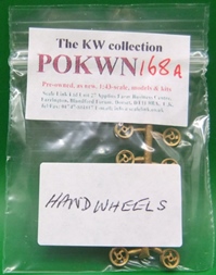 Unknown Make Lost-wax Brass Handwheels x 10