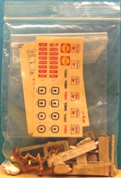 Unknown Maker Petrol Pump & Shell Labels