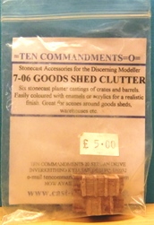 10 Commandments 7-06 Goods Shed Crates