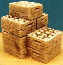 Unknown Maker Stack of Crates of Bottles