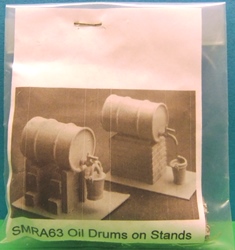 Skytrex SMRA63 Oil Drums on a Stand