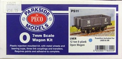 Parkside PS11 LNER 6-plank Wagon Kit - No wheels