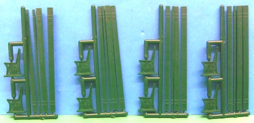 PECO LK761 GWR Seats x 4 (Roundel Ends)