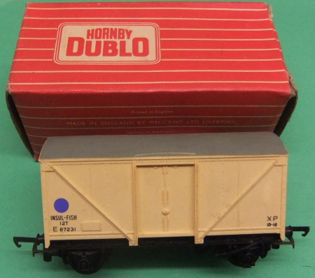 Pre-owned Hornby Dublo 4300 Blue Spot Fish Van conversion