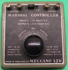 Hornby Dublo Marshall 12v DC controller add-on