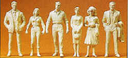 1:22.5 Passers-by x 6 - UNPAINTED