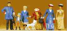1:45 Figures c 1900 x 6 + French poodle
