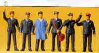 1:45 Figures Swiss Railway Personnel x 6