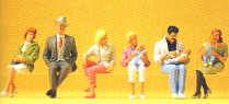 1:45 Figures Seated people x 6 (plus 3 children) 