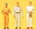 1:45 Figures Early Racing Car Drivers x 3