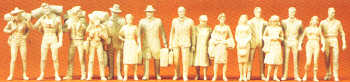 1:45 Figures Passengers x 16 UNPAINTED