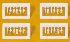 1:200 scale Unpainted Figures x 30