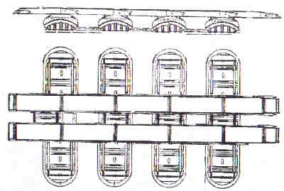 US Floating treadway bridge 32-ton