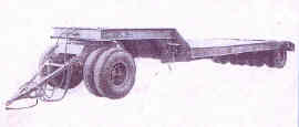 Semi-trailer, Low-bed, 20-ton with 20-TD Dolly