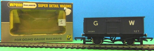 Wrenn W5029L GWR Steel Wagon - Grey with load