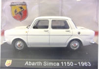 1:43 Hachette Abarth-Simca 1150 - White