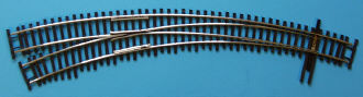 Code 100 No 6 Curved Turnout - Left