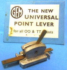 Hand-operated point lever (Metal) GEM-new in packets