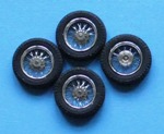 1:43 Wire-wheelset - Standard wheel - Standard tyres (4)