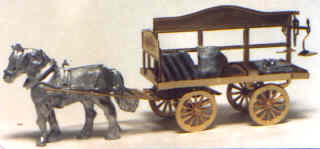 Coal Merchant's Cart                          (For N scale)