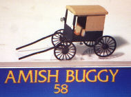 American `Amish' Buggy                       (For N-scale)