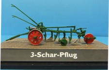 3-bladed plough
