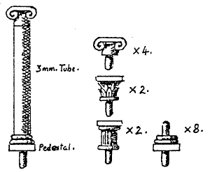 Capitals and pedestals 