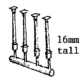 GWR Footbridge columns x 16