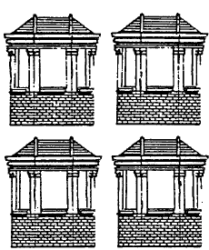 Small bay windows x 4