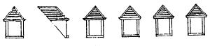 Dormer windows-square/Hipped x 6 