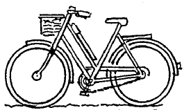 Female Bicycle & Etchings 
