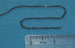 Medium brass chain - 1 metre