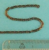 Very heavy brass chain - 1 metre
