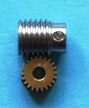 22:1 Gearset 2.0mm WHEEL bore/1.5mm WORM bore