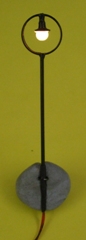 1:76 Single ornate ring-top streetlight - 12 volt