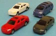 4 Painted 'N' cars